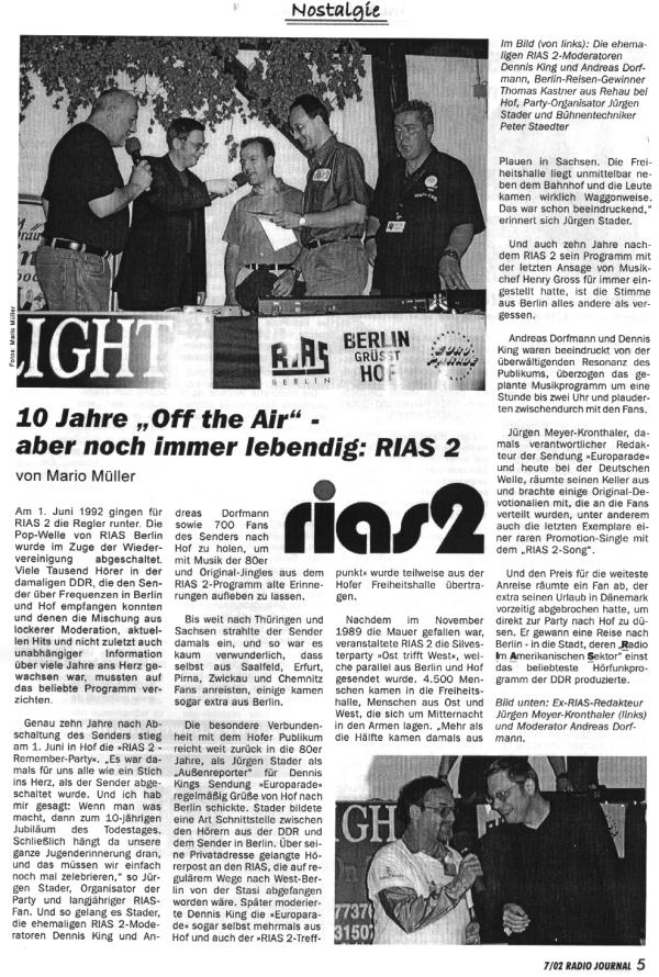 Radiojournal 7/2002